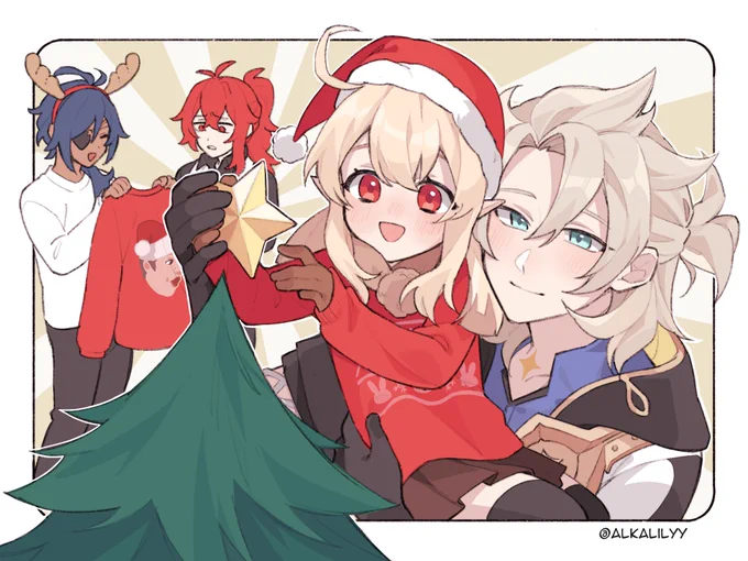 happy (late) holidays!!   #原神  #GenshinImpact 