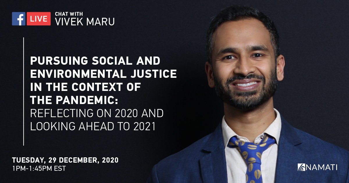 <a href="/VivekHMaru/">Vivek Maru</a>, Namati's CEO, is going live tomorrow at <a href="/1pm/">໊</a> ET.

Join us to hear from him and for the first time on Facebook, to ask him questions directly. 

fb.me/e/h5lBkMEMt