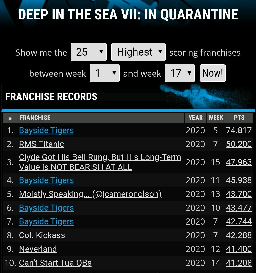 Guess which week Herbert + Claypool blow up together  @DTMComputers