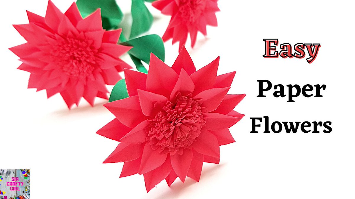 How to make easy paper flowers / DIY paper flower easy
youtu.be/9OjPh3HNo2g
#papercraft  #paper #Flowers  #FLOWERFLOWER  #flower