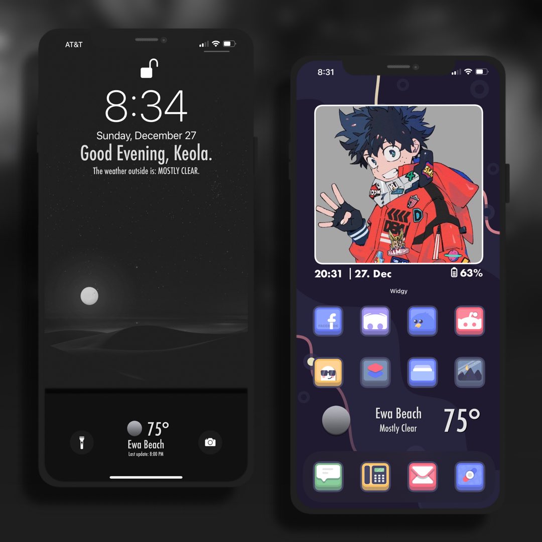 dysfxnl's tweet image. Sunday evening setup
#RealWeatherV2 Beta by @thewaytozion edits by me
#Wall by @notforyou666
#Icons Alpha by @sodaisidiot
#Widgy #widget credit where it’s due
#ScreenshotX #frontpage by @JunesiPhone
#nojailbreak #ios14homescreen