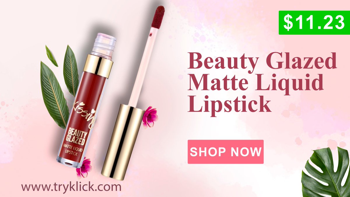 KlickTry's tweet photo. The Matte Liquid Lipstick has high intensity pigment for an instant bold matte lip.

Do you love your lips? then,

Click here: https://t.co/ZOfqZxjBjJ

#lipstick #LipstickAddict #lipsticklover #lipstickchallenge #lipstickcollection #lipstickgloss #lipscare #goodlips #BeautyGlazed https://t.co/FqF0pFxwMm