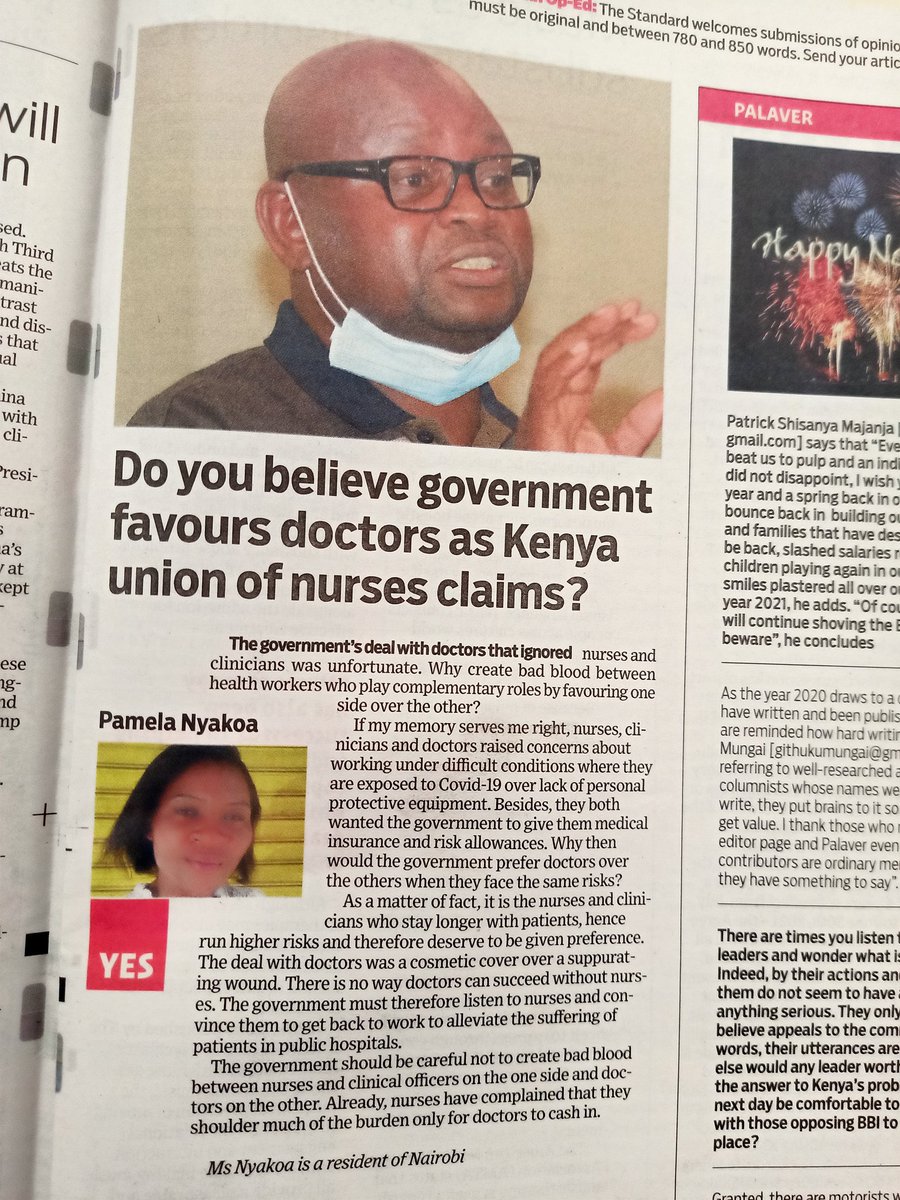 KNUNOFFICIAL's tweet photo. Yes. Nurses are more exposed to to the virus than the doctors and as such they deserve to be given preference.

#Day22
#nursesstrike2020 
#ProtectNurses https://t.co/D8p8eqPUtD