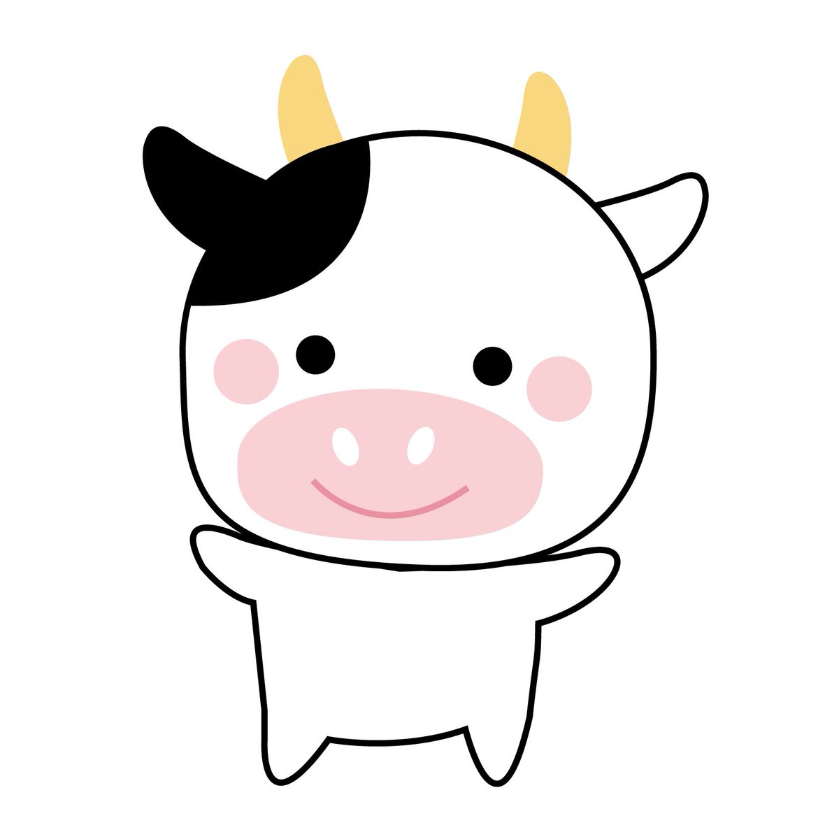 牛イラスト 牛イラスト