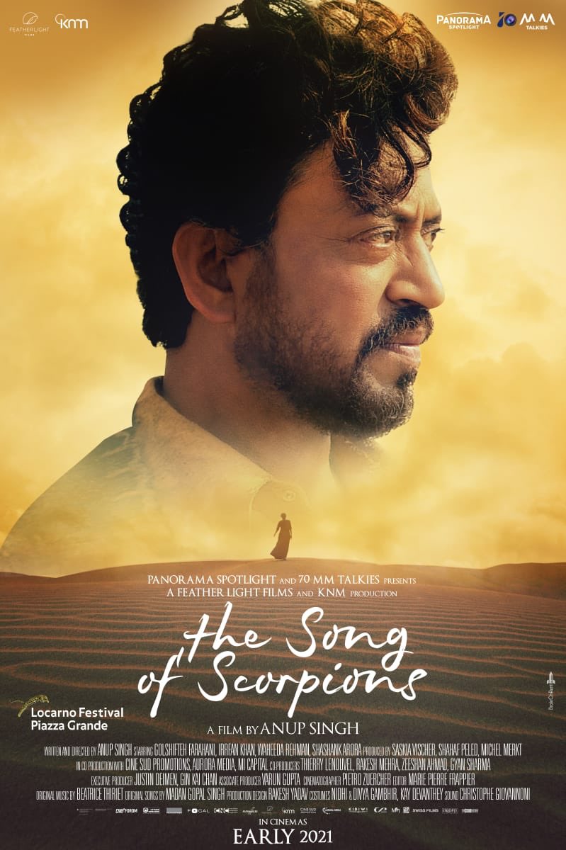 Witness the mesmerizing performance of #IrrfanKhan on the big screen one last time in the upcoming feature #TheSongOfScorpions