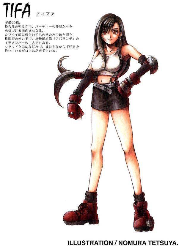 ティファ・ロックハート 「fashion peaked with late 90s anime video」|TAHK0 ☕️のイラスト