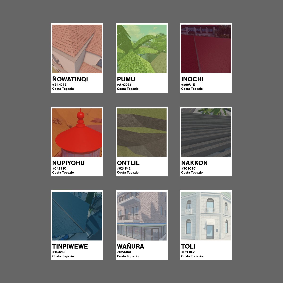 The sights and swatches of Costa Topazio.