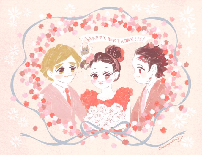 若さんがTwitterに投稿した竈門炭治郎(鬼滅の刃)のイラスト。