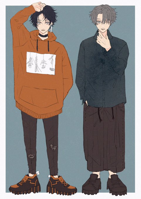 「long sleeves torn clothes」 illustration images(Popular)