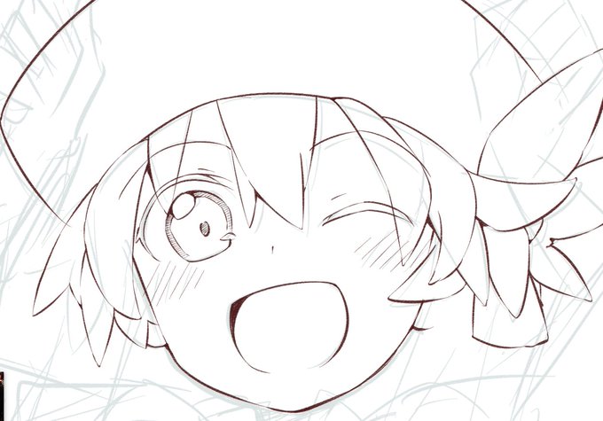 我ながら可愛い顔描けたと思うので、既に満足感ある 