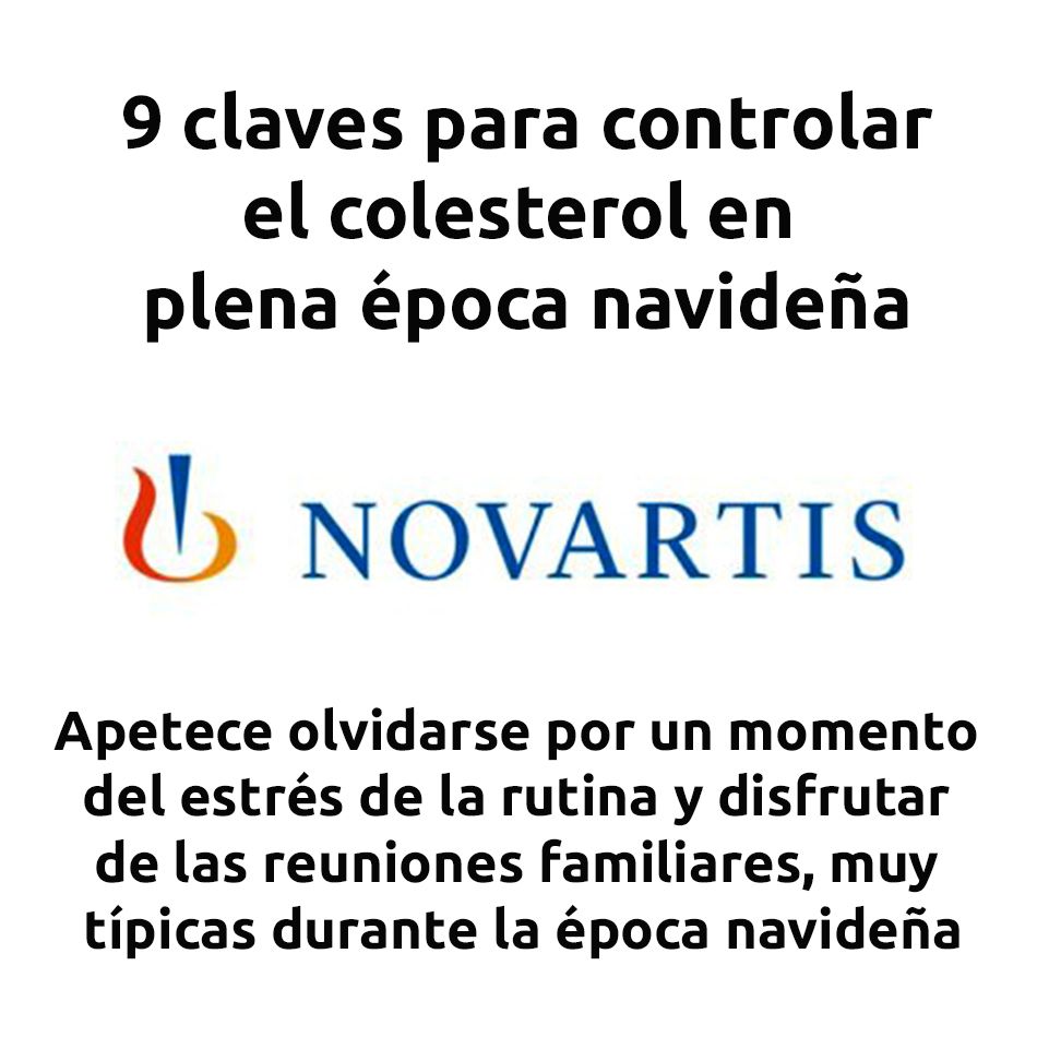 hosteleriaenvlc's tweet photo. 9 CLAVES PARA CONTROLAR EL COLESTEROL EN PLENA ÉPOCA NAVIDEÑA
https://t.co/hLbSQPYq9k
@NovartisSpain #Novartis #HosteleriaEnValencia #ControlColesterol #Navidad #FiestasNavideñas #Colesterol #ReunionesFamiliares #Carnes #Lacteos #Chocolate #ProductosHorneados #Fritos https://t.co/IchOauIfGF