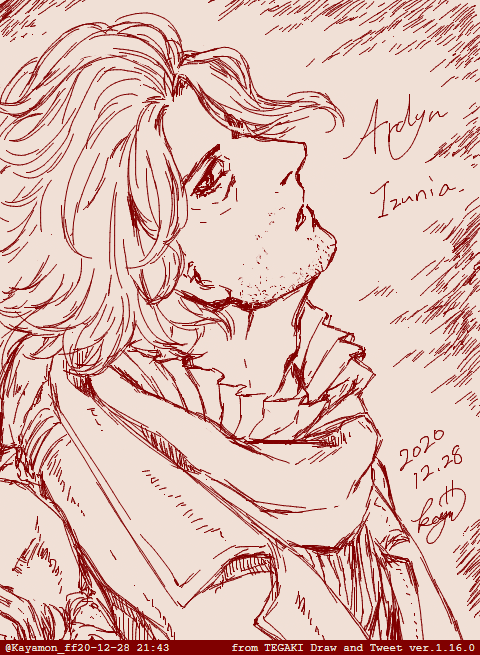 Kayamon_ff's tweet image. #tegaki_dt