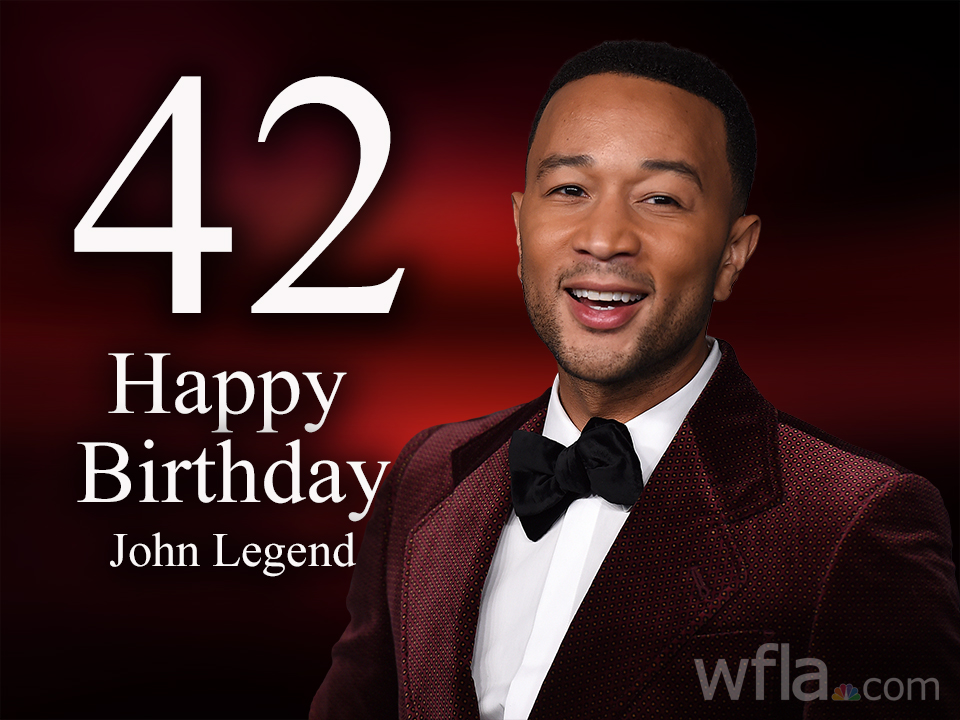 Happy 42nd birthday to singer-songwriter John Legend!  