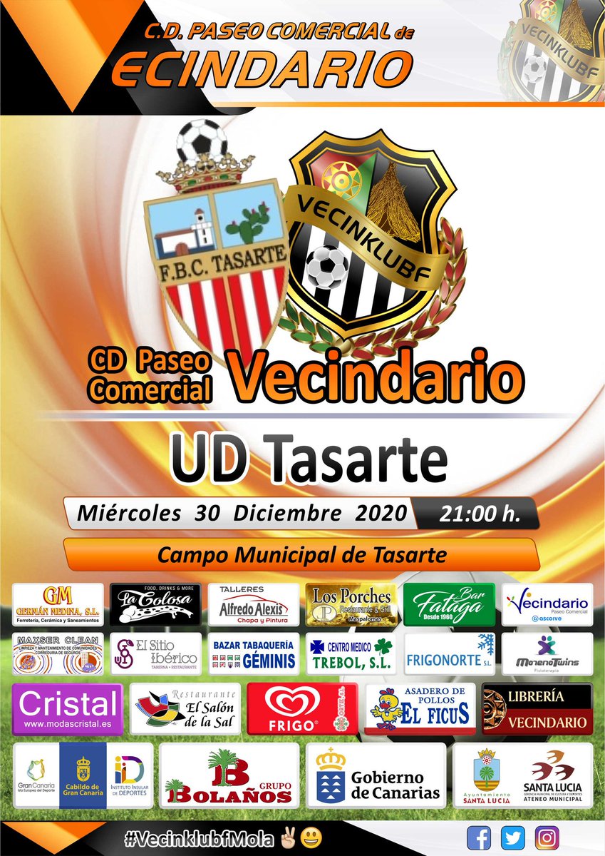 Próxima jornada

#VecinklubfMola
#VecinklubfJuegaLimpio