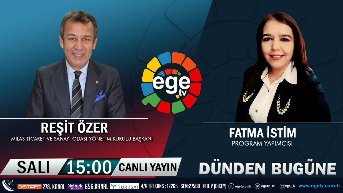 istim_fatma's tweet photo. 29 Aralık Salı saat 15:00 #egetv #ekranlarında #canlıyayın #konugumuz #mitso #yönetimkurulubaşkanı Sayın #reşitözer ile AB coğrafi tescilli #milaszeytinyağı başarı yolculuğunu ve dahasını değerlendiriyor olacağız bizimle kalın #iyiseyirler📺 #milas #zeytinyağı #abtescilliürünler https://t.co/dOKfsfzVH0