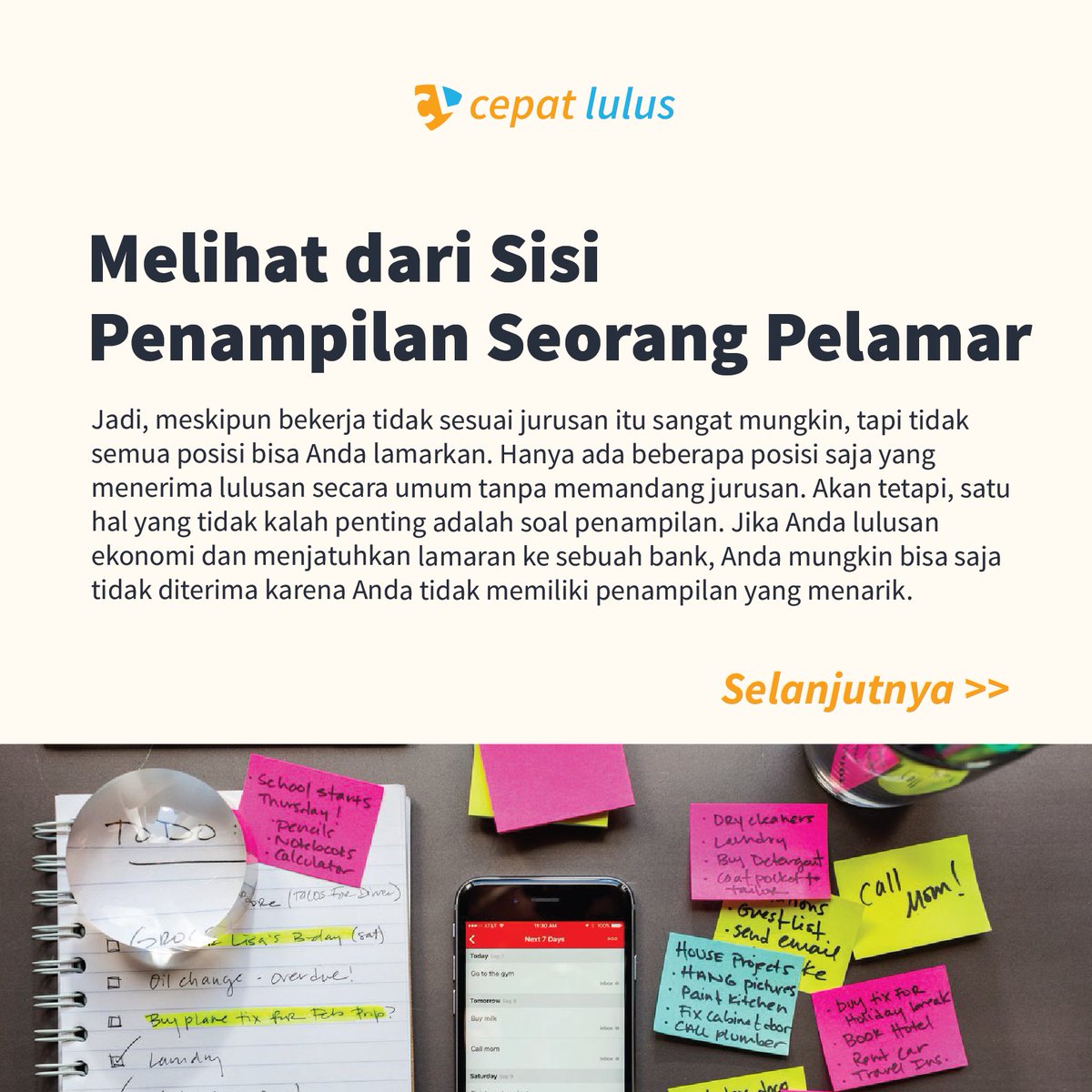 cepatlulusid's tweet photo. Bagaimana menurut kalian?
Jangan lupa share ke teman-teman kalian supaya kita bisa #CerdasBersama #CepatLulusID 

Source: Urbanhire
#lulus #bekerja #freshgraduates #barululus #berkarir https://t.co/XAiTiuKQg3