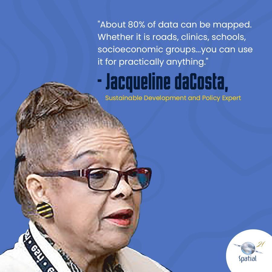 SpatialVision's tweet image. Geospatial data can give us insights on the people and physical structures of any given location.
As pioneer Jacqueline daCosta said, practically anything can be mapped. Keep up with us to learn more about what makes GIS the science of WHERE!
#uGIS #SpatialVision #gis #mapping