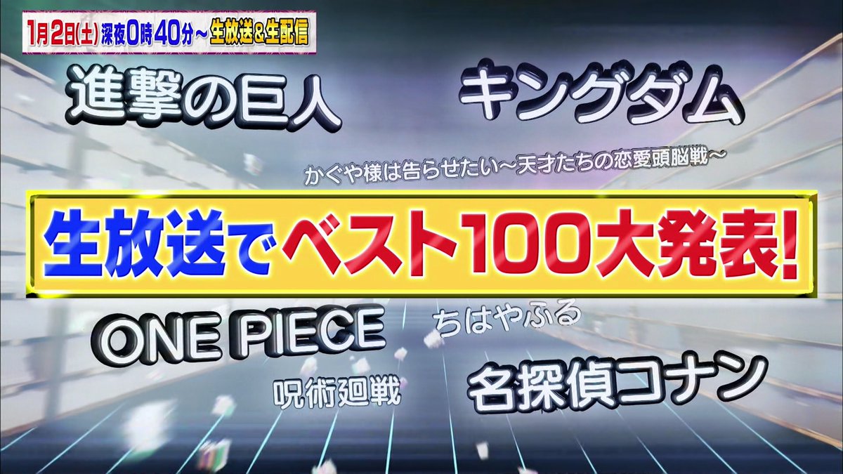 にゅ 新年1 2に れにちゃんが出演する 国民15万人がガチで投票 漫画総選挙 って 生放送なのね にゅ 新年1 2に れにちゃんが出演する 国民15万人がガチで投票 漫画総選挙 って 生放送なのね