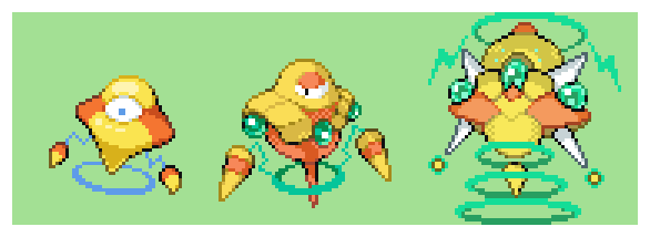 オニガシラ銀角 お気に入りのオリポケ エレキマ クラリズマ プラズーム コイル系の電気エスパータイプ Pixelart ドット絵 オリポケ Fakemon T Co 5tv7bhuv4r Twitter