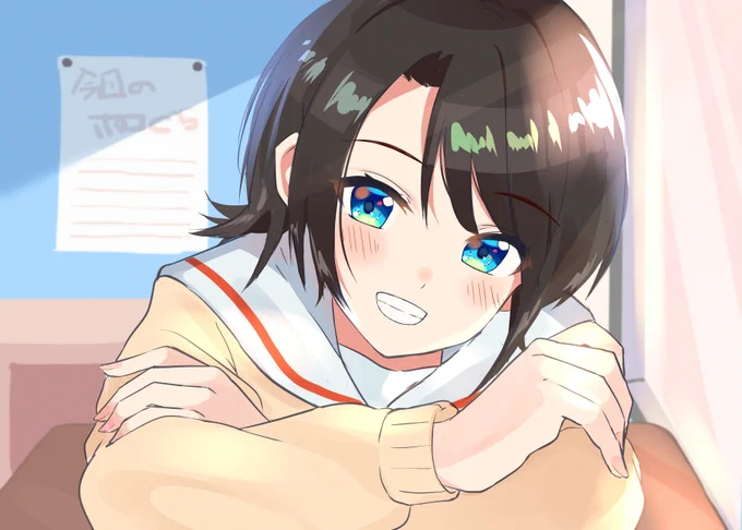 後ろの席の大空さん #プロテインザスバル 