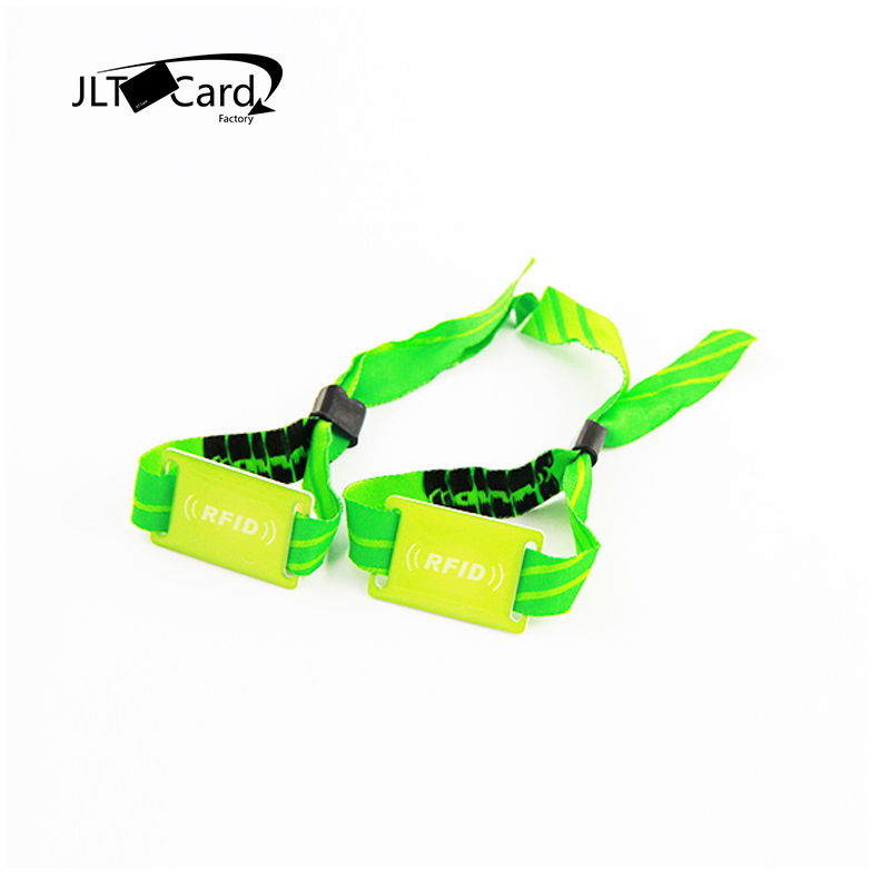 jltcard_factory's tweet image. Access control ticket festival MIFARE Ultralight rfid woven fabric event wristbands