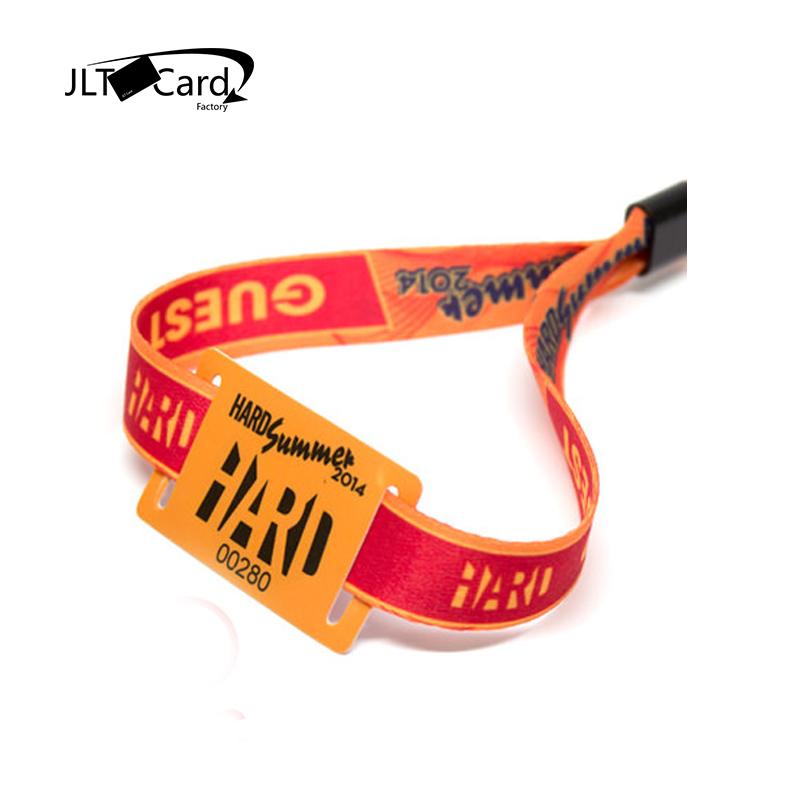 jltcard_factory's tweet image. Access control ticket festival MIFARE Ultralight rfid woven fabric event wristbands