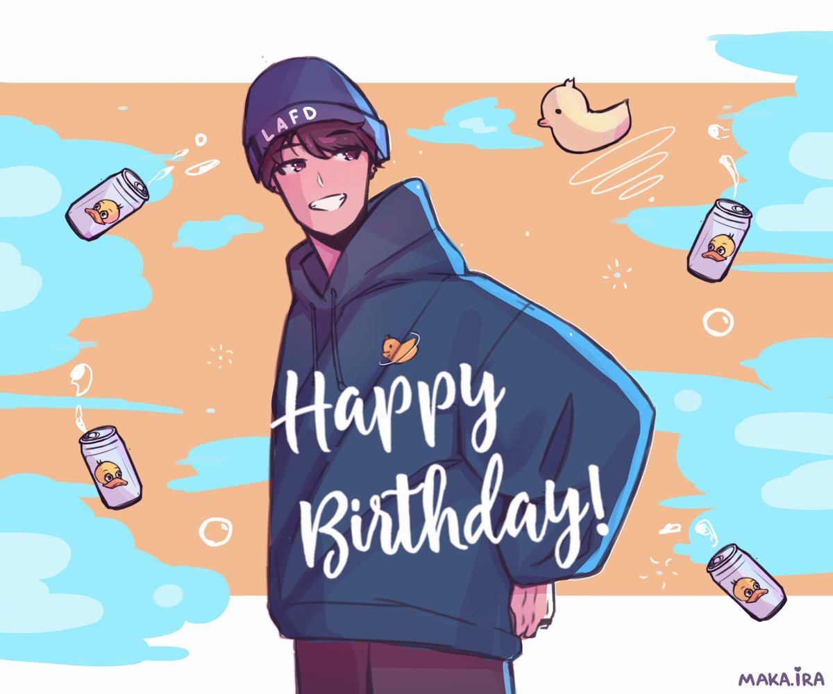 maka_ira's tweet photo. happy bday big q :) 
#happybirthdayquackity #quackity #quackityfanart https://t.co/B2e1xnOqA9