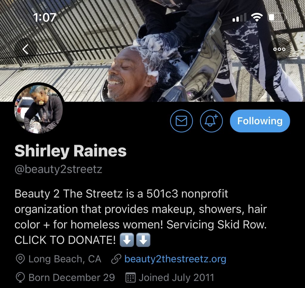 if you are able to, consider supporting and donating to  @beauty2streetz 