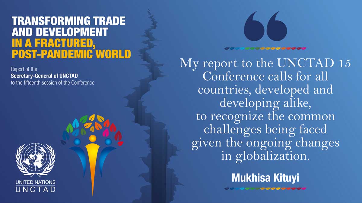 We need a more resilient #multilateralism for trade and development beyond 2030. Read more in my report to the #UNCTAD15 Conference #Fracturedworld #BuildBackBetter 

bit.ly/3psfQUb