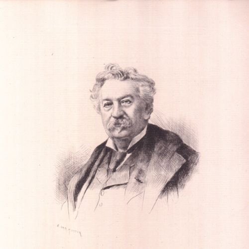 Tout démarre avec cet homme (vous me direz c’est un peu con de mettre un dessin, certes très beau, quand on sait que le type a monté l’une des plus importantes usines de photo).Cet homme, c’est Antoine Lumière (1840 - 1911)