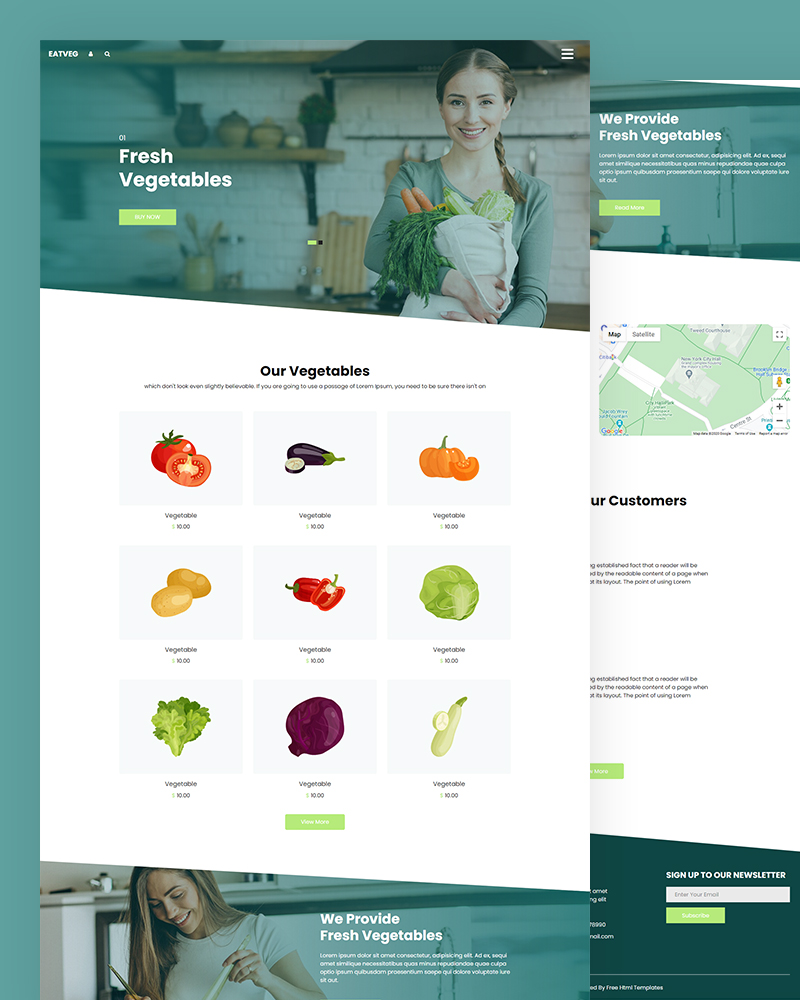 Eatveg - Vegetables HTML Website Template - #vegetables #green #fruites #freshveg #html #html5 #website #template #design #graphic #webdeveloper #freelancer #webdesign
bit.ly/2WSrgnU