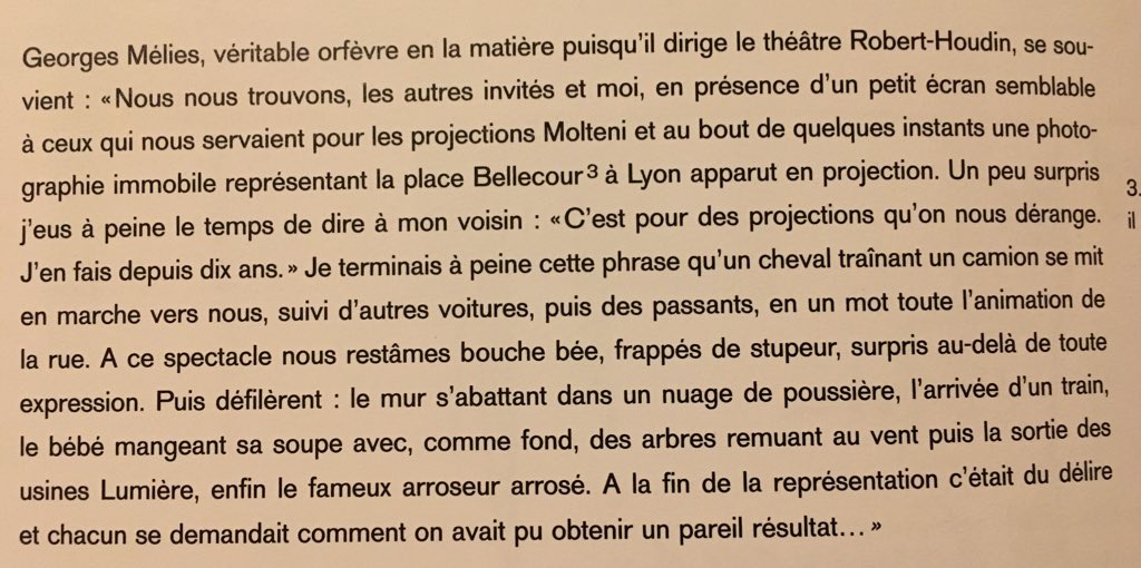 La réaction de Georges Méliès :