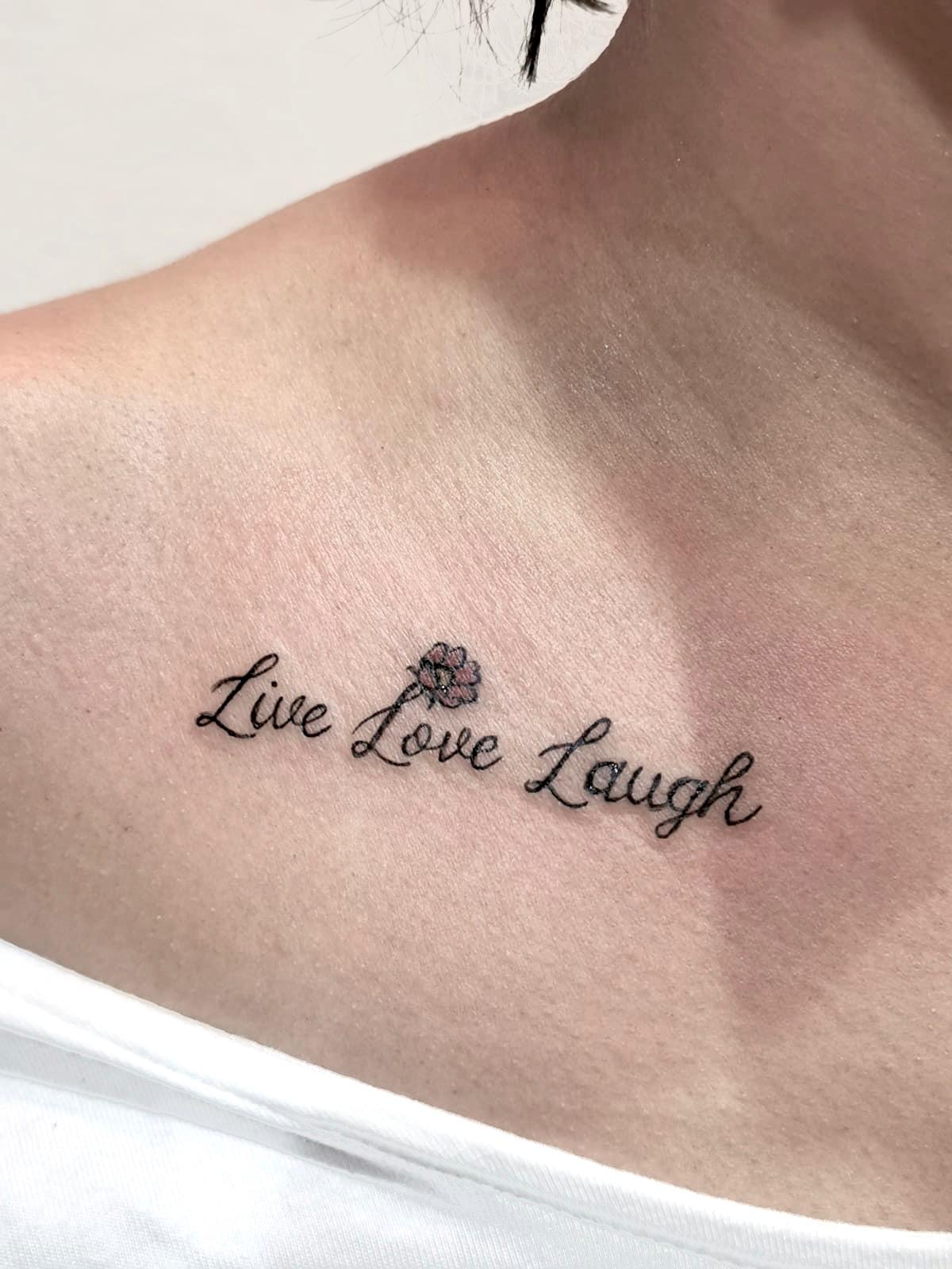 Live Laugh Love Tattoos  Live Laugh Love Tattoo Meanings