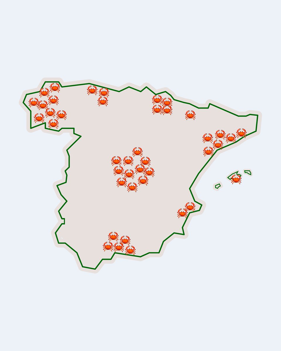 martitaexposito's tweet photo. El mapa de los lugares de España a los que ya ha llegado la comida de nuestros chefs. ¿Vas a cocinar en fin de año? Descubre https://t.co/QrMGzoPPy2 🦀 https://t.co/l8z20xucJq