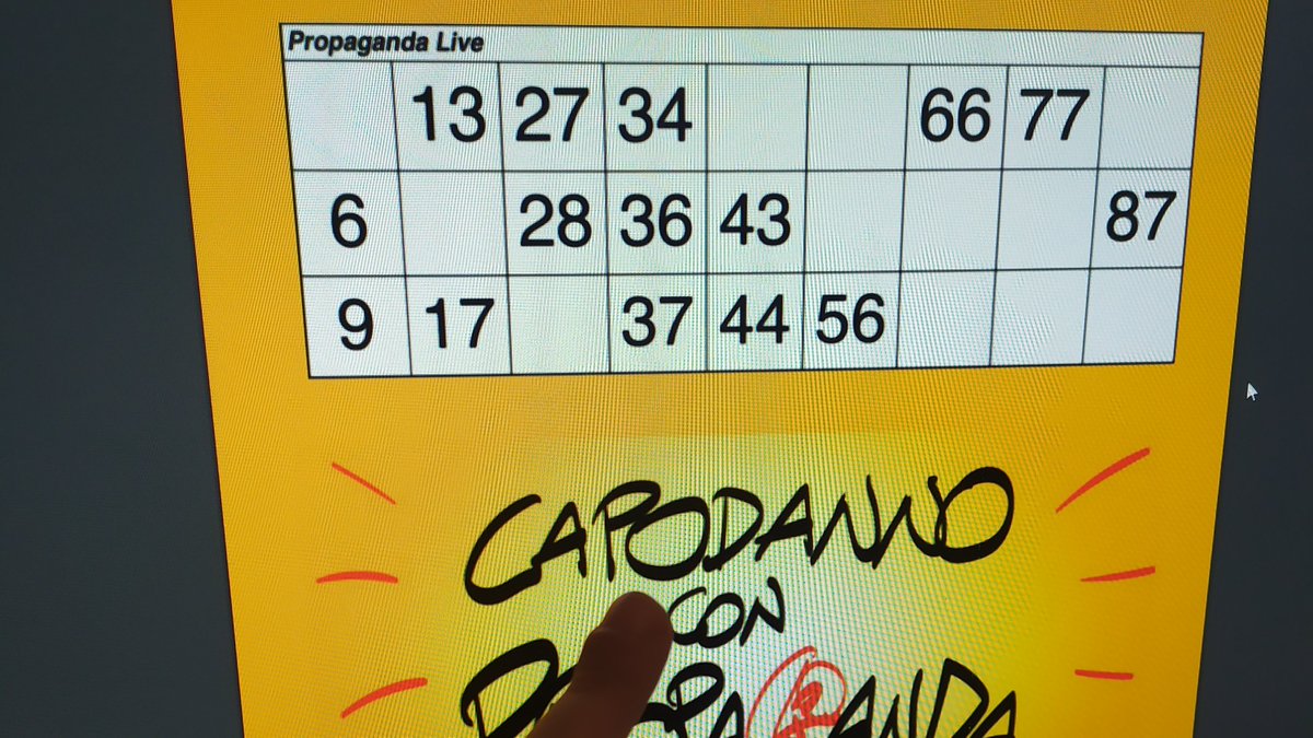mickpoll's tweet image. Finalmente ho la risposta a chi chiede: "cosa fai a capodanno?"
#propagandalivetombola #propagandalive