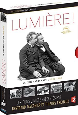 Pour compléter et voir davantage que 10 films (on dit vues pour les courts métrages des Lumière), 2 DVD s’imposent :- celui qui fut longtemps en promo à 10€ à la boutique de  @InstitutLumiere - L’Aventure Commence, commenté par Thierry Frémaux #WatchingClassicsChallenge2020