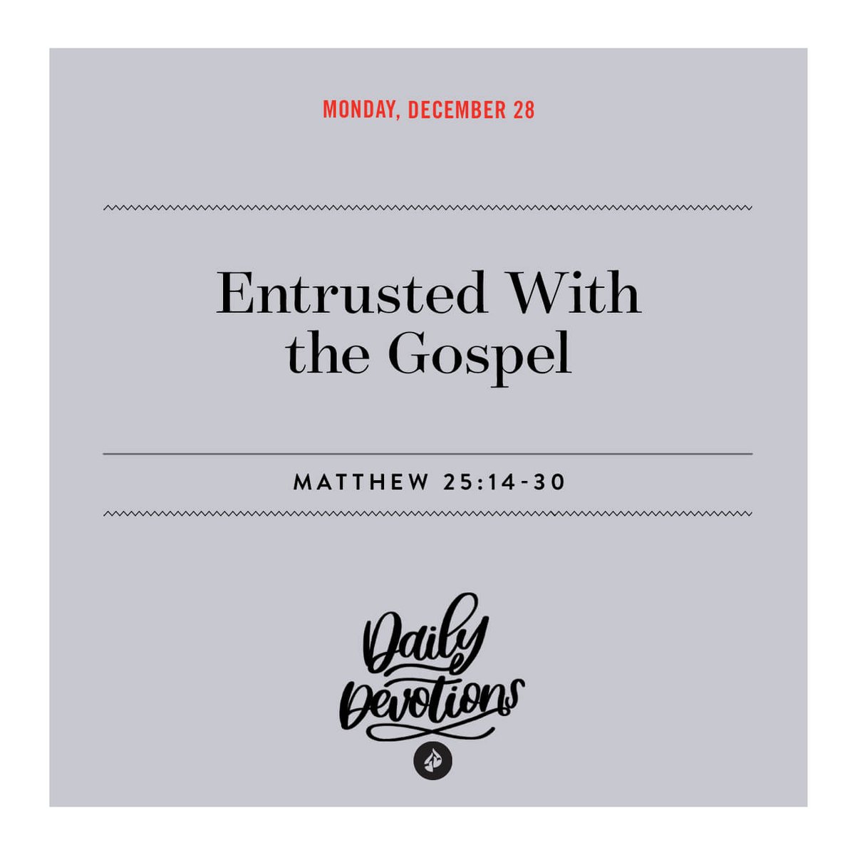 InTouchMin's tweet photo. The more we value the good news of Jesus, the more we'll share it with others. #DailyDevo
https://t.co/oUyZN9b14z https://t.co/SQPBccjOtm