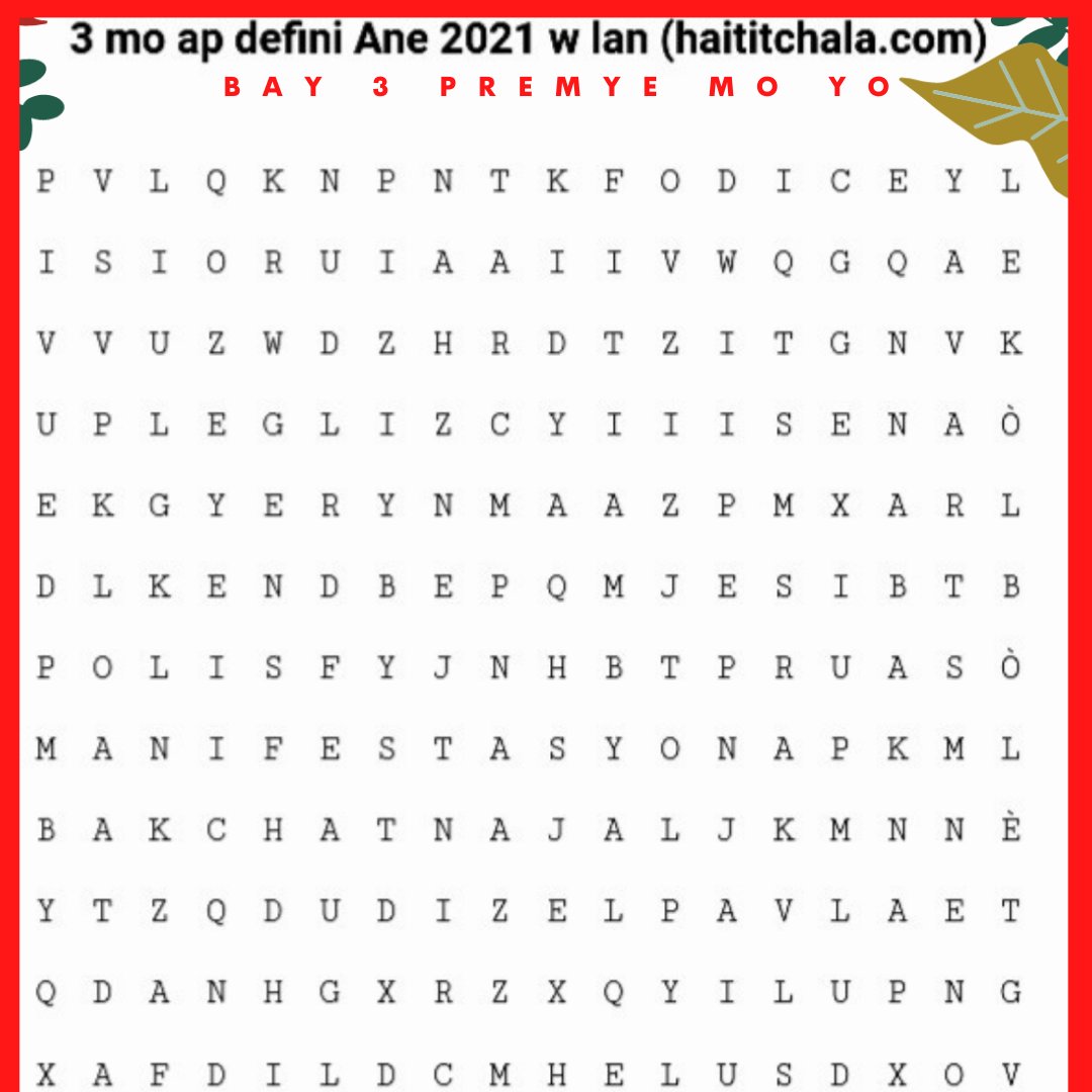 👉👉METE TWA PREMYE MO OU WÈ YO
🔴🔴FOLLOW epi SHARE post la 😃😃