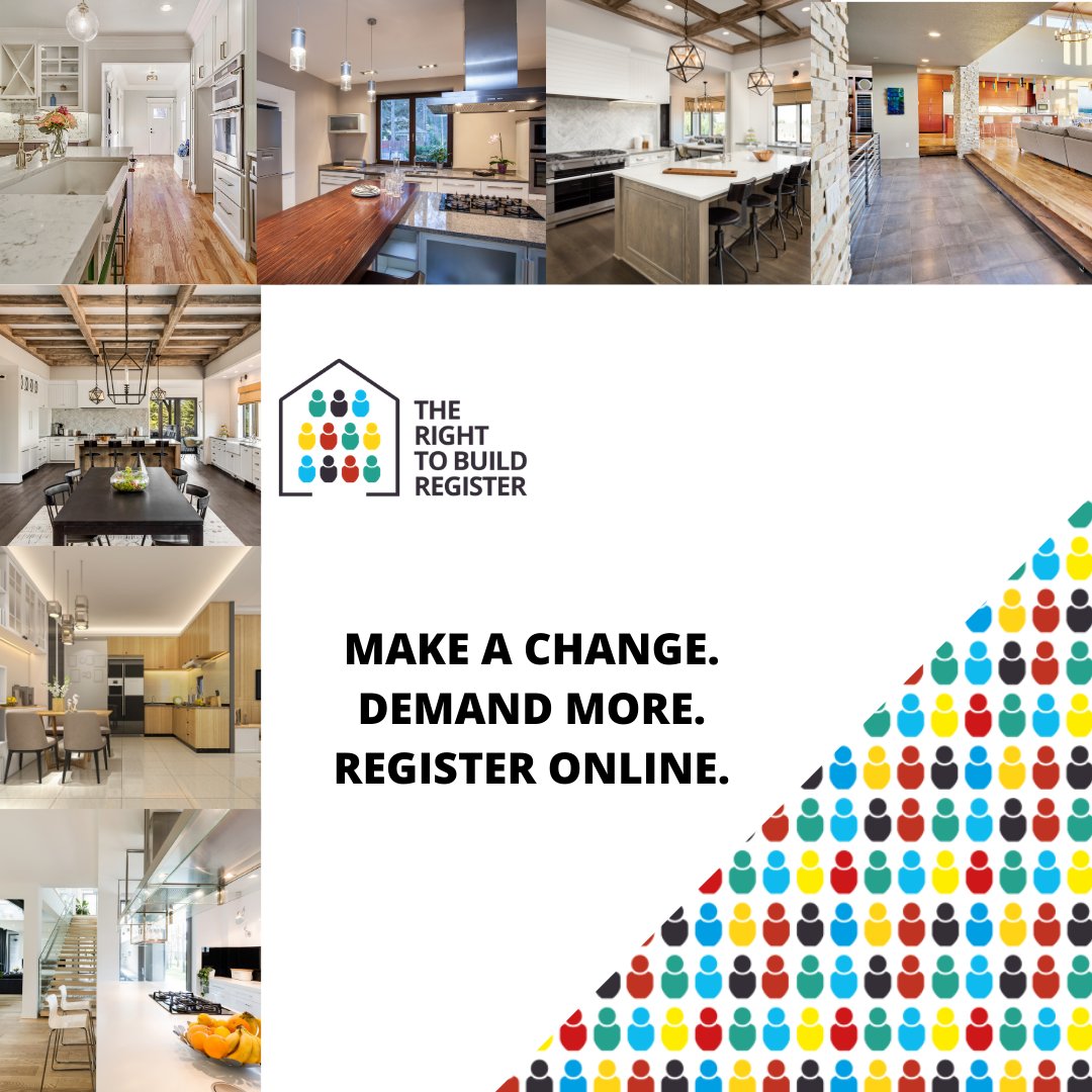 RightToBuild's tweet image. Sign up to the Right to Build Register and make a change to housing delivery in your local area.

Register online here: bit.ly/3lPeRv5

#therighttobuild #housingdelivery #thefutureofhousing #righttobuildregister #buildbetterhousing #affordablehomes #shapefuturehousing