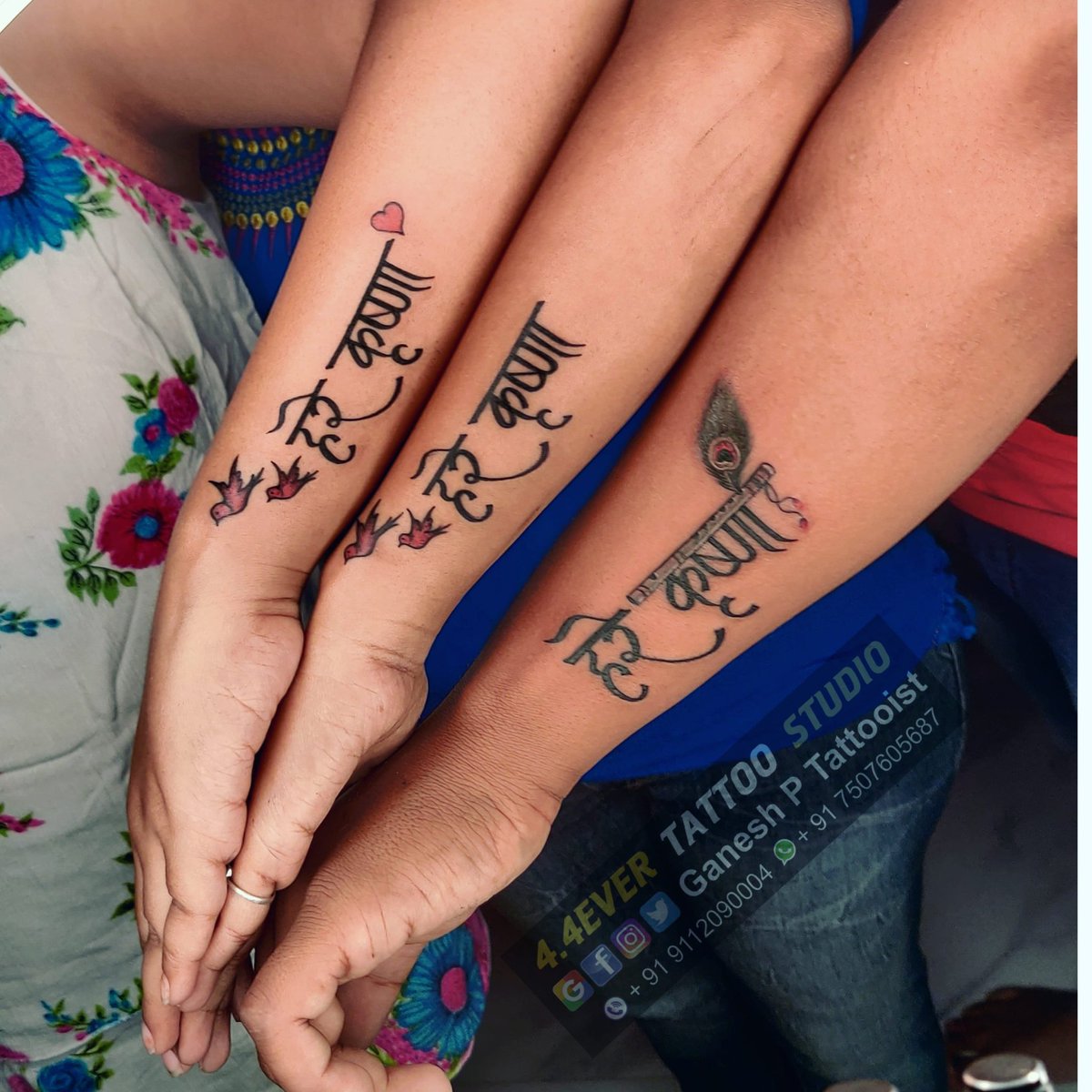 20 Amazing Radhe Krishna Tattoo DesignsEvery Shade of Women