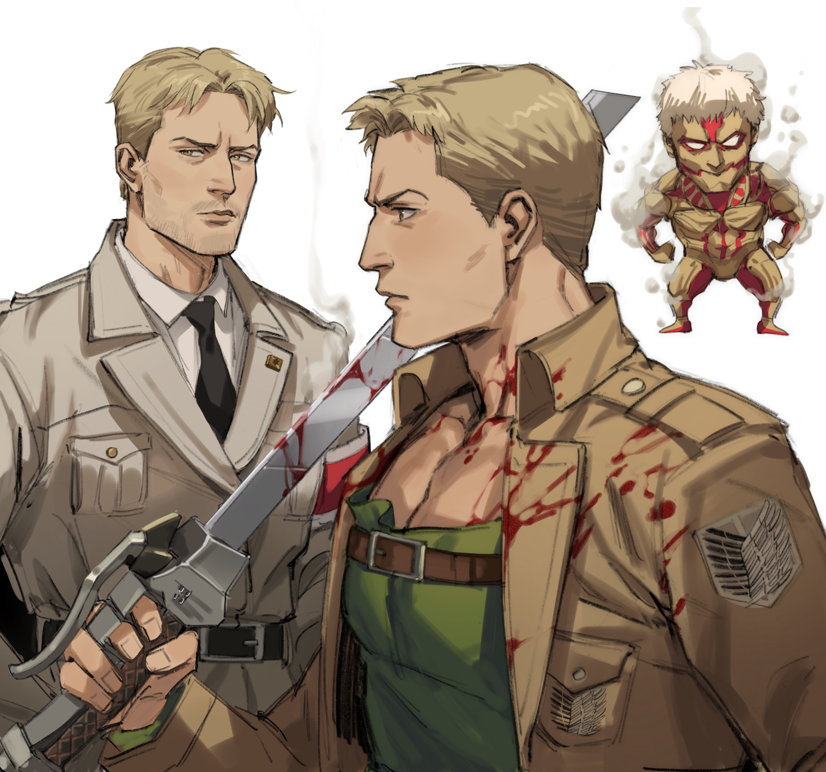 ac: columbo / tiru_gk on twitter ] #attackontitan #snk #arminarlert