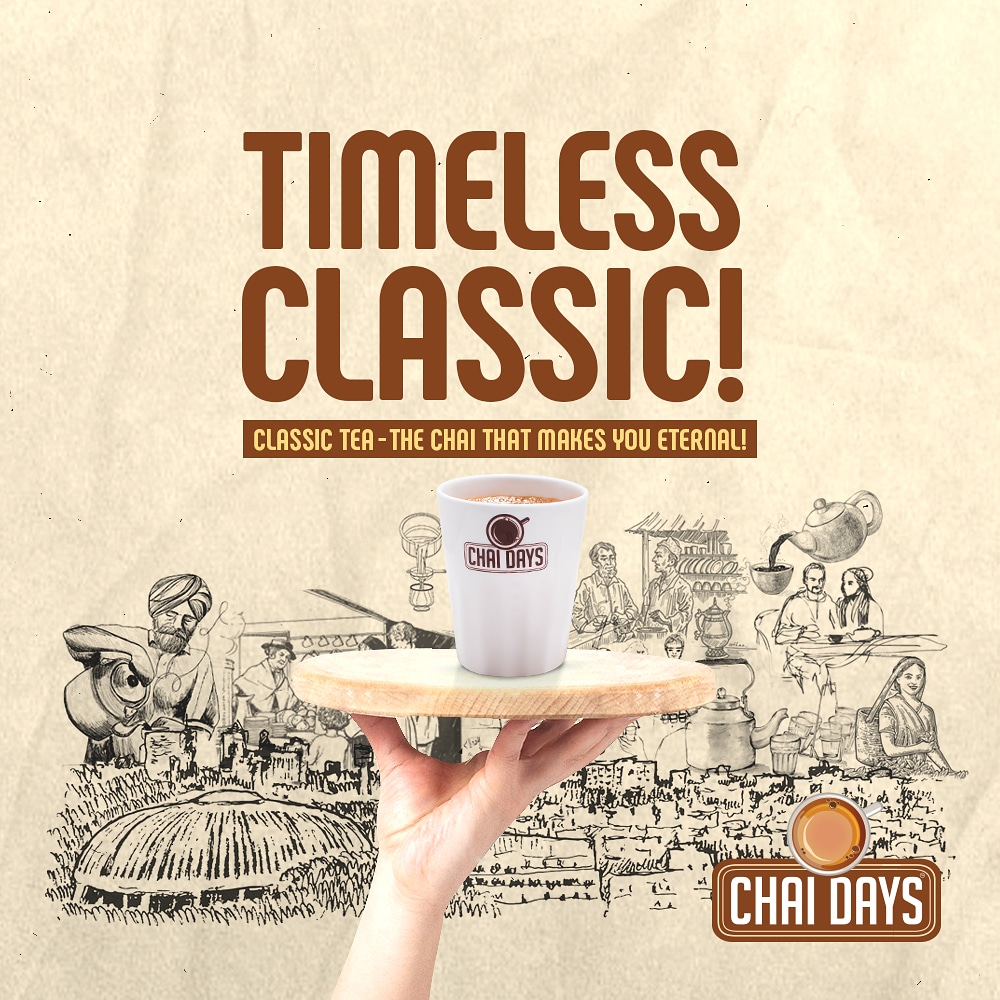 Chai days presents its prestigious Classic Chai brewed from unique tea leaves and passion. Drop in or Order now!

#chaidays #Positivtea #ChaidaysIndia #winter #winteriscoming #bengaluru