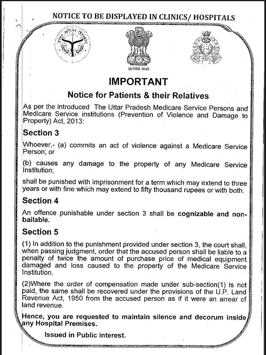 camansisharma96's tweet photo. As per law, any violence against a doctor is covered by a FIR not a NCR. We are just urging that the complaint should be filed under the right section. https://t.co/vYJtwfvAub
