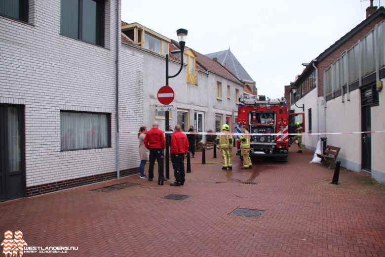 Gebouwbrand bij winkel Prinses Margrietstraat..