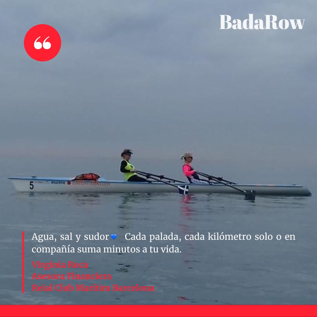 bada_row's tweet photo. #NosUneElRemo #BadaRow “Agua, sal y sudor 💙 Cada palada, cada kilómetro solo o en compañía suma minutos a tu vida.” @virgistone @maritimbcn 
#remodemar #coastalrowing #avirondemer #remdemar #remo #rem #aviron #rowing #arraun #canottaggio #rudern #portbarcelona #remcatalà https://t.co/qjcnUztqxG