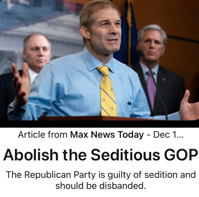 The GOP has embraced sedition as an electoral strategy. Instead of distancing themselves from trump the GOP have fallen in line behind him. Faced with a choice between upholding democracy & destroying it to curry favor with the millions of voters trump can convince of...