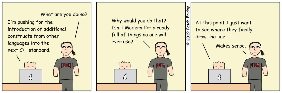 davilagrau's tweet image. Balancing the technological exuberance of the last year, we&apos;re are now moving to the slow tech movement....
gist.github.com/bkaradzic/2e39…
#trends #cpp #progrmming