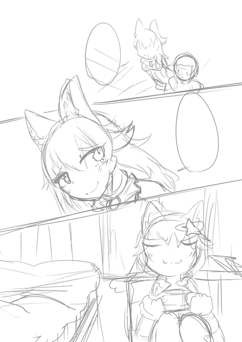 はい、ラフができた(1pのみ) 