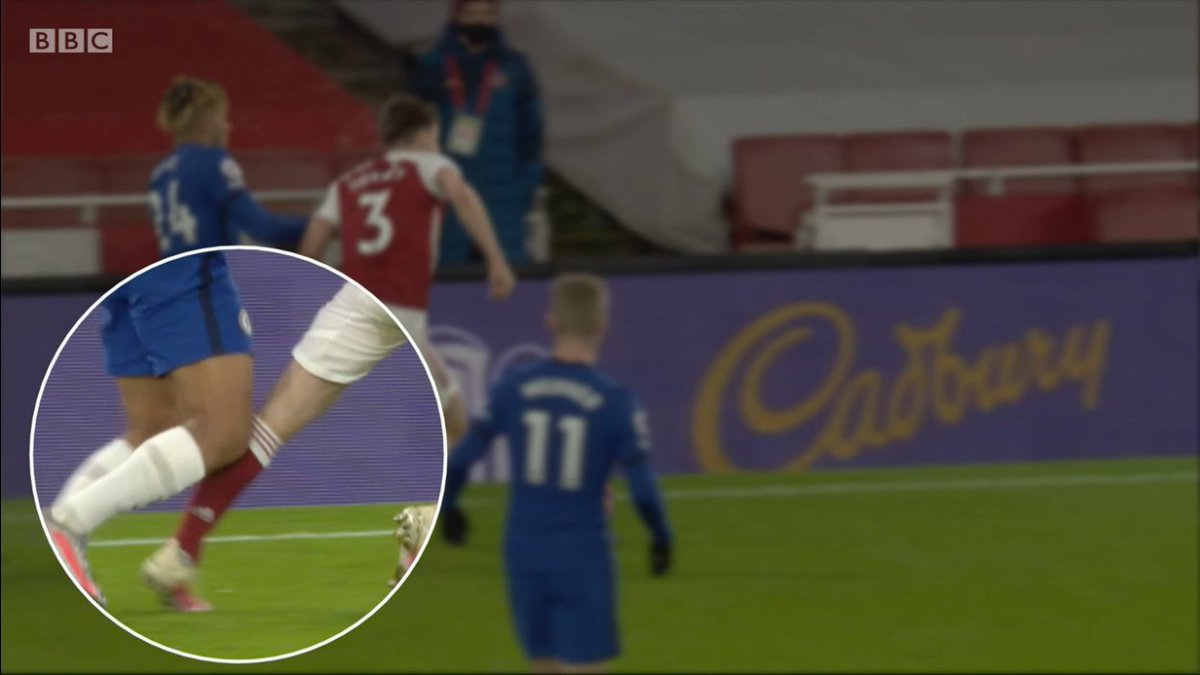 The key difference with the penalty Arsenal got against Chelsea, when Recce James brought down Kieran Tierney, is that the referee gave the decision. Thankfully, were back to the referee's decision carrying the weight. Would the VAR have GIVEN the pen? Maybe not.