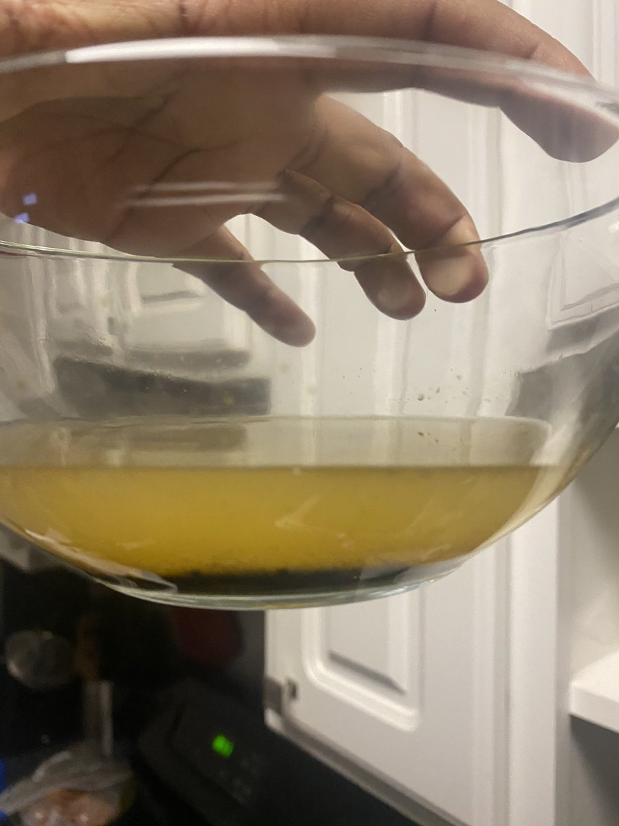 The RSO is done and I wanted to add something here to add some perspective to the next step. The last time I made RSO the jar cracked and it got water in it. I thought it was ruined but it solved the problem of the RSO sticking to the glass